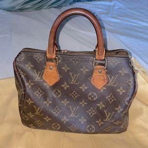 Louis Vuitton monogram Speedy 25 vintage bag purse